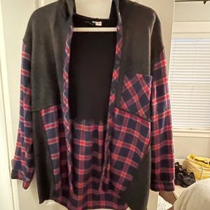 Oversized flannel